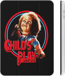 Child's Play Chucky Horror Movie Coque Pour Ipad 2020 En Tpu Résistant Aux Chocs, Réglage Automatique De L'angle De Veille/Réveil, Jolie Coque De Protection Transparente 10.2in