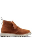 Clarks Solsbury Desert Boots - Brown, Brown, Size 12, Men