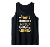 Godmother Of The Birthday King Boys Men Bday Party For Him Tank Top