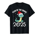 Cute New Year 2025 Tee Kid Girl Boy Year Of The Snake-1 Fun T-Shirt