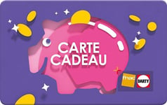 E-carte cadeau Fnac Darty Tirelire