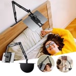 2-IN-1 360° Rotating Bedside Phone Tablet Holder Tablet Mount  Bed Sofa Desk