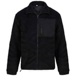 Front Row Mens Sherpa Recycled Fleece Jacket - XS