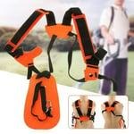 1pc Double Shoulder Strap Grass Trimmer Brush Cutter Harness Bel One Size