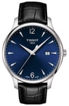 Tissot T0636101604700 | Men's Tradition | Black Leather Watch