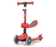 Kids Tricycle Scooter Fuzzy Red Milly Mally