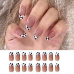 Cover Manicure Tool Fake Nails Nail Tips Leopard Ballerina False Nails Wearable