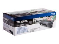 Brother Tn329bk - 2-Pack - Svart - Original - Tonerkassett - För Brother Dcp-L8450cdw, Hl-L8350cdw, Hl-L8350cdwt, Mfc-L8850cdw