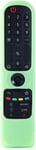 Housse Coque En Silicone Compatible Avec Télécommande Magic Lg Mr24ga Mr23ga Mr22ga Mr22gn Mr21ga Mr21gc Oled Qned Smart Tv, Etui De Protection Pour Magic Remote Lg 2021-2024 (Glow Green)[Q332]