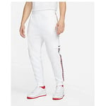 NIKE Repeat FLC Yoga Pants White/Mystic Navy/University R L