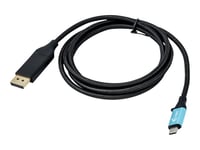 I-Tec - Displayport-Kabel - 24 Pin Usb-C (Hane) Till Displayport (Hane) - Thunderbolt 3 - 2 M - Stöd För 4K