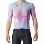 Castelli R-A/D Short Sleeve Cycling Jersey - SS24 Multicolour Violet / 2XLarge