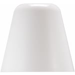 Nordlux - Abat-jour blanc rétro rond pour lampe suspendue, accessoires pendule de salon, acrylique brillant, DxH 13x12 cm