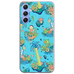 ERT GROUP mobile phone case for Samsung A34 5G original and officially Licensed Rick and Morty pattern Rick & Morty 020 optimally adapted to the shape of the mobile phone, case made of TPU