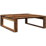 Vidaxl - Table basse vieux bois 100x100x35 cm bois d'ingénierie Old wood