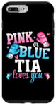 iPhone 7 Plus/8 Plus Pink Or Blue Tia Loves You Boxing Gender Reveal Party Case