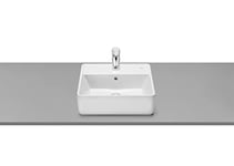 Roca, THE GAP SQUARE Lavabo à poser avec trou pour robinetterie 420 x 390 x 130 mm A3270MM000