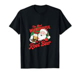 Beer Christmas Shirt Most Wonderful Santa Time for Root Beer T-Shirt