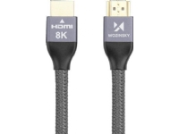 Wozinsky HDMI 2.1 8K 60 Hz 48 Gbps / 4K 120 Hz / 2K 144 Hz 1 m silverfärgad kabel (WHDMI-10)