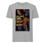 T-Shirt Homme Col Rond La Mommie / Vieille Affiche De Film Rétro Poster Cinéma Vintage Horreur