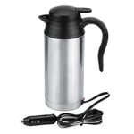 12V 750ml Portable Electric Travel Heating Cup Coffee Tea Boiling Mug Kettle GDS