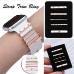 Diamond Ornament Smart Watch Metal For Apple Watch Band Charms Watch Decorative