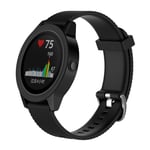 Garmin Vivomove HR Snyggt silikon klockband - Svart