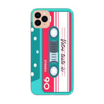 Coque Iphone 11 cassette FE90 bleu