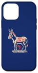 Coque pour iPhone 12 mini Vote Blue Donkey Election Vintage Retro Style