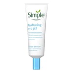 Simple Water Boost Hydrating Eye Gel cruelty-free and vegan for the deep & long-lasting hydration of screen-stressed and tired eyes 25 ml