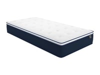 Vente-unique - Matelas 80 x 200 cm Ressorts ensachés et surmatelas intégré ép.24cm - ALTIER de YSMÉE