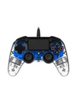 NACON Wired Illuminated Compact Controller Blue - Controller - Sony PlayStation 4