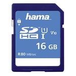 SDHC | 16GB UHS-I Class1 | Memory Card | C10 - (533x / 80Mb/s)