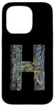 Coque pour iPhone 15 Pro Lettre H de l'alphabet