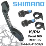 Shimano MTB Disques de Frein Disque Adaptateur 160 P/S Is-Pm VR160 HR140 No. 0