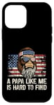 Coque pour iPhone 12 mini Papa Big Foot Drapeau américain drôle difficile à trouver Sasquatch