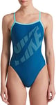Nike Racerback One Piece Bikini Femme, Bleu (Industrial Blue), 30