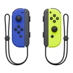 Trådlösa Joy-Con-kontroller (vänster/höger) par för Nintendo Switch / OLED / Lit Blue Yellow