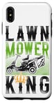 iPhone XS Max Lawn Mower Mowing Dad Father Landscaper Tractor Lawn Mower Case