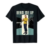 Star Trek Original Series Kirk Beam Me Graphic T-Shirt T-Shirt