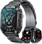 Montres Connectées Homme Appel: 1,96"" Ips Bluetooth Montres Avec Assistant Vocal - Sport Fitness Étanche Smartwatch Compatible Android Ios[Con080913]