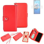 Wallet Mobile phone cover Huawei Mate X2 Phone protective Case red