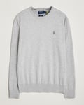 Polo Ralph Lauren Pima Cotton Crew Neck Pullover Andover Heather