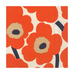 Marimekko Unikko servetti 33x33 cm 20 kpl Kerma-punainen