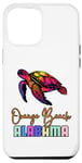 iPhone 15 Pro Max Orange Beach Alabama Floral Turtle Vacation Family Matching Case