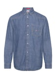 Tommy Jeans Tjm Rlx Western Denim Shirt Blå