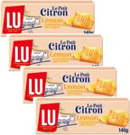 LU Le Petit Citron Lemon Flavoured Soft Bakes Biscuits 140g - 4 Pack.