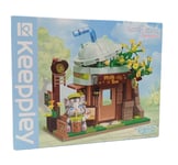 Bâtiments Enfants Briques Keeppley Ash Cat Milk Tea Shop K28021 Petite Maison