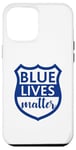 Coque pour iPhone 12 Pro Max Blue Lives Matter