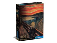 Clementoni Museum Collection Munch The Scream, 1000 Styck, Konst, 18 År